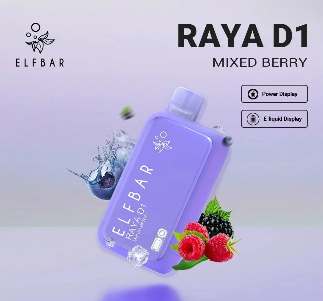 ELF BAR RAYA D1 – Mixed Berry - Vape Shop Nashik