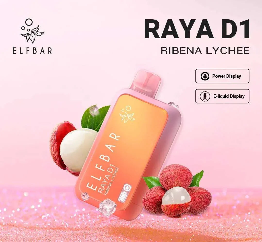 ELF BAR RAYA D1 – Ribena Lychee - Vape Shop Nashik