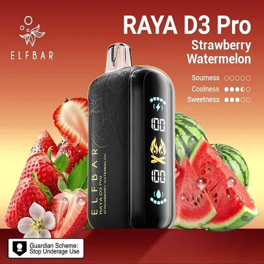 Elf Bar Raya D3 Pro – Strawberry Watermelon - Vape Shop Nashik