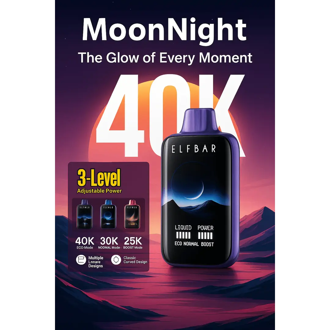Elf Bar MoonNight 40k – Rose Syrup - Vape Shop Nashik