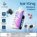 Elf Bar Ice King – Blackberry Cranberry – 30K - Vape Shop Nashik