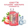 IGET FLARE B10000 – Strawberry ice - Vape Shop Nashik