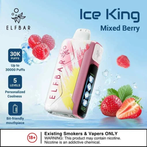 Elf Bar Ice King – Mixed Berries – 30K - Vape Shop Nashik